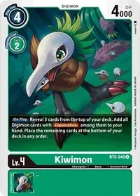 Kiwimon (Battle of Omni) — Digimon Card Game Card Value