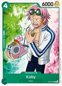 Koby (Starter Deck 2: Worst Generation) — One Piece Card Game Card Value