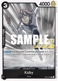 Koby Judge (One Piece Promotion Cards)