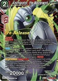 Koichiarator the Masterwork (Power Absorbed Pre-Release Cards)