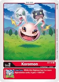 Koromon (Starter Deck 01: Gaia Red)