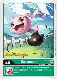 Koromon (Next Adventure Pre-Release Cards)