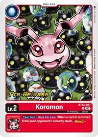 Koromon (Blast Ace Pre-Release Cards)