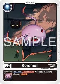 Koromon (Sinister Order) — Digimon Card Game Card Value
