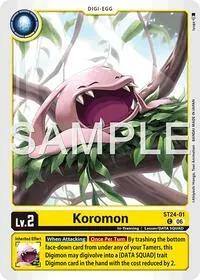 Koromon (Starter Deck 24: Data Squad)
