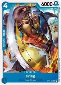 Krieg (Romance Dawn) — One Piece Card Game Card Value