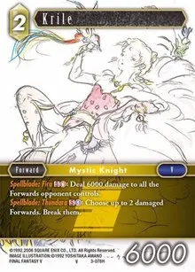 Krile (Opus III) — Final Fantasy TCG Card Value