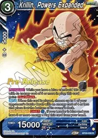 Krillin Powers Expanded (Power Absorbed Pre-Release Cards)