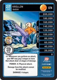 Krillin Quick (Panini: Vengeance) — Dragon Ball Z TCG Card Value