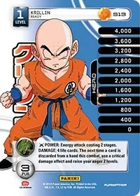 Krillin Ready High Tech Foil (Panini: Set 1)