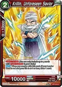 Krillin Unforeseen Savior (Assault of the Saiyans Pre-Release Cards)
