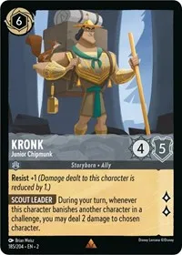 Kronk Junior Chipmunk (Rise of the Floodborn) — Lorcana TCG Card Value