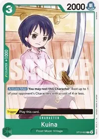 Kuina (Starter Deck 12: Zoro and Sanji)