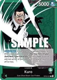 Kuro (Pillars of Strength) — One Piece Card Game Card Value