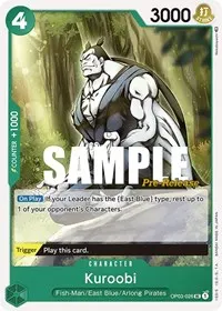 Kuroobi (Pillars of Strength Pre-Release Cards)