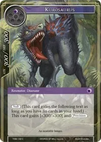 Kurosaurus (The Time Spinning Witch) — Force of Will Card Value