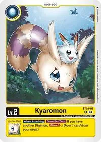 Kyaromon (Starter Deck 19: Fable Waltz) — Digimon Card Game Card Value