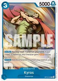 Kyros (Adventure on Kami's Island) — One Piece Card Game Card Value