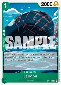 Laboon (Adventure on Kami's Island) — One Piece Card Game Card Value
