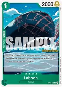 Laboon (Adventure on Kami's Island Release Event Cards)