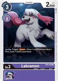 Labramon (Great Legend) — Digimon Card Game Card Value