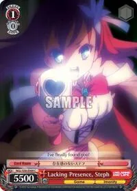 Lacking Presence Steph (No Game No Life) — Weiss Schwarz Card Value