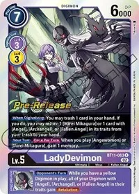 LadyDevimon (Dimensional Phase Pre-Release Cards) — Digimon Card Game Card Value
