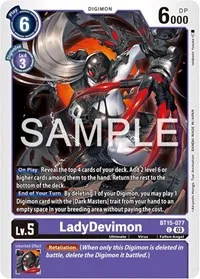 LadyDevimon (Exceed Apocalypse) — Digimon Card Game Card Value