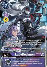 LadyDevimon Alternate Art (Dimensional Phase)
