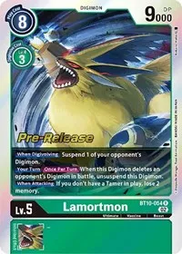 Lamortmon (Xros Encounter Pre-Release Cards) — Digimon Card Game Card Value