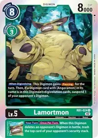Lamortmon (Resurgence Booster) — Digimon Card Game Card Value