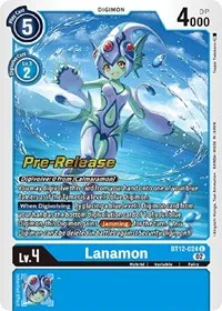Lanamon (Across Time Pre-Release Cards) — Digimon Card Game Card Value