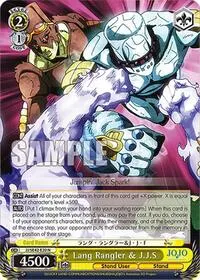 Lang Rangler and JJS (JoJo's Bizarre Adventure: Stone Ocean Premium Booster)