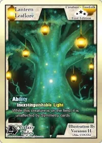 Lantern Leaflore First Edition (Galaxy Tides) — Exodus TCG Card Value