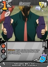 Larceny (UniVersus: My Hero Academia: Undaunted Raid) — UniVersus Card Value