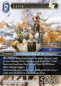 Larsa EX (Opus XIV: Crystal Abyss) — Final Fantasy TCG Card Value