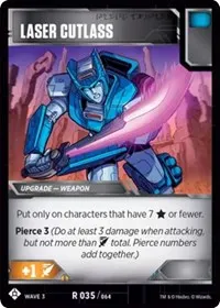 Laser Cutlass (War for Cybertron: Siege I)