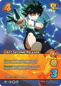 Last Second Release XR (UniVersus: My Hero Academia: Jet Burn)