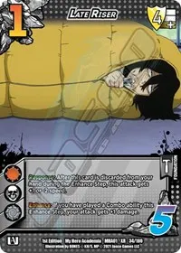 Late Riser XR (UniVersus: My Hero Academia)