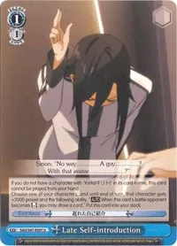 Late Self introduction (Sword Art Online Re: Edit)
