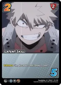 Latent Skill (UniVersus: My Hero Academia: Girl Power)