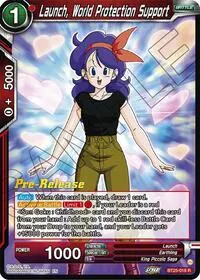 Launch World Protection Support (Legend of the Dragon Balls Pre-Release Cards)