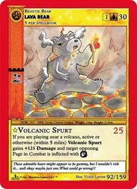 Lava Bear (Cryptid Nation: First Edition)
