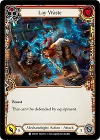 Lay Waste Red (Bright Lights)