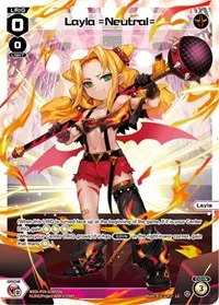 Layla =Neutral= Parallel Foil (Conflated Diva) — WIXOSS Card Value