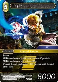 Layle (Emissaries of Light) — Final Fantasy TCG Card Value