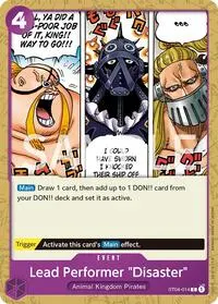 Lead Performer Disaster (Revision Pack Cards)