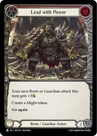 lead with power red (Heavy Hitters)