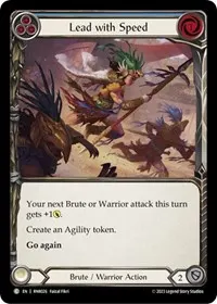 lead with speed blue (Blitz Deck: Heavy Hitters - Rhinar)
