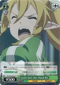 Leafa Gets Her Hand Bit (Sword Art Online) — Weiss Schwarz Card Value